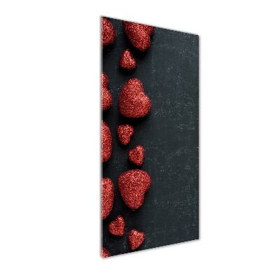 Staand foto plexiglas Harten op het bord