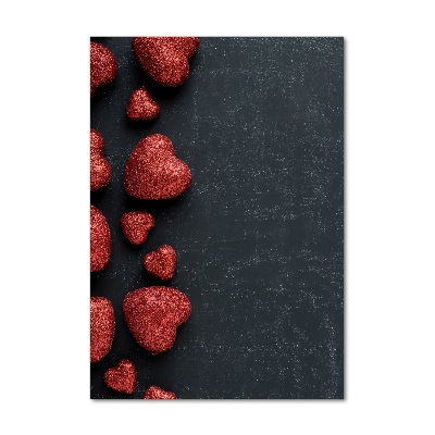 Staand foto plexiglas Harten op het bord