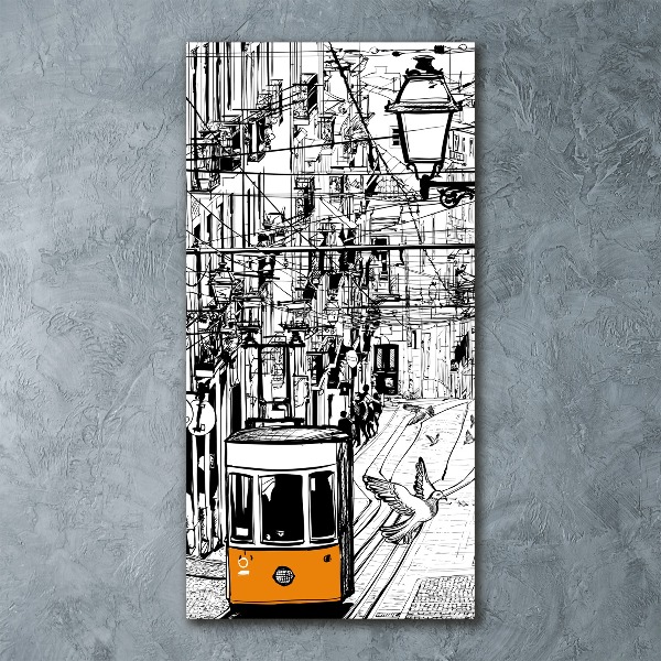 Staand plexiglas foto Lissabonse tram