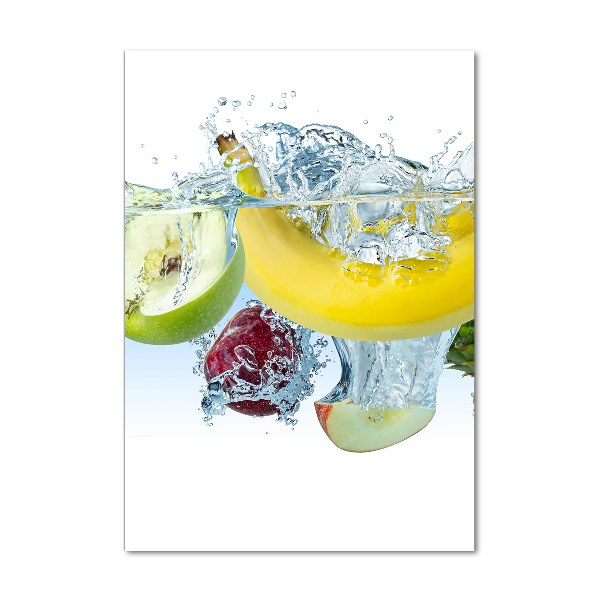 Staand foto op plexiglas Fruit onder water