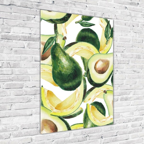 Staand plexiglas foto Avocado