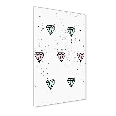 Staand foto plexiglas Diamanten