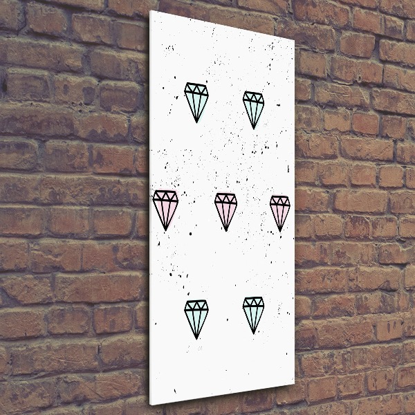 Staand foto plexiglas Diamanten