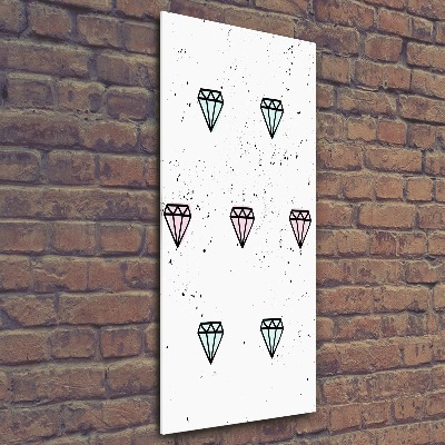 Staand foto plexiglas Diamanten