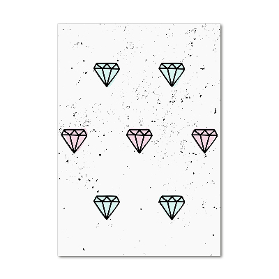 Staand foto plexiglas Diamanten