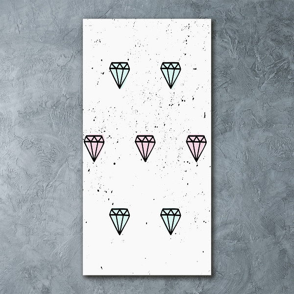 Staand foto plexiglas Diamanten