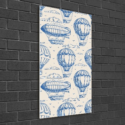 Obraz zdjęcie szkło akryl pionowy Sterowce i balony