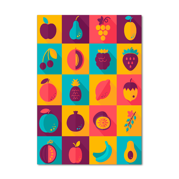Obraz zdjęcie akryl pionowy Owoce