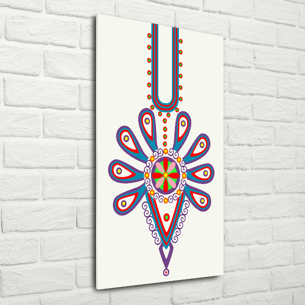 Obraz zdjęcie szkło akryl pionowy Polski wzór ludowy