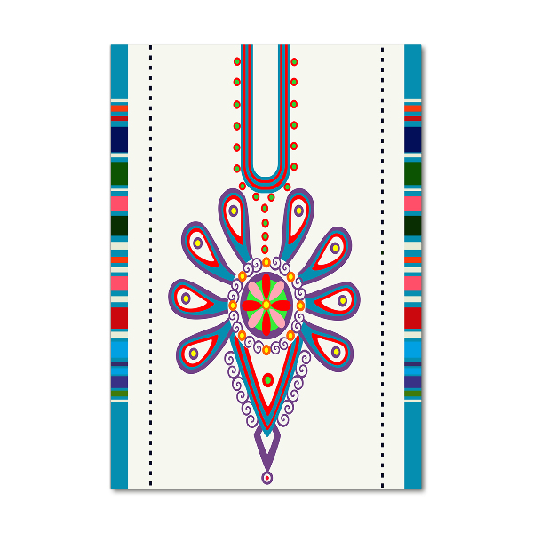 Obraz zdjęcie szkło akryl pionowy Polski wzór ludowy