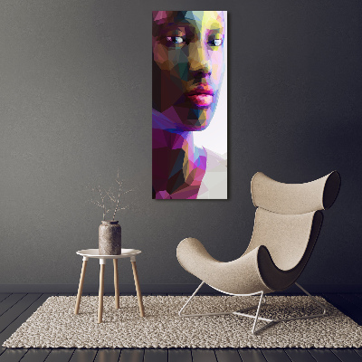 Staand foto in plexiglas Abstracte vrouw