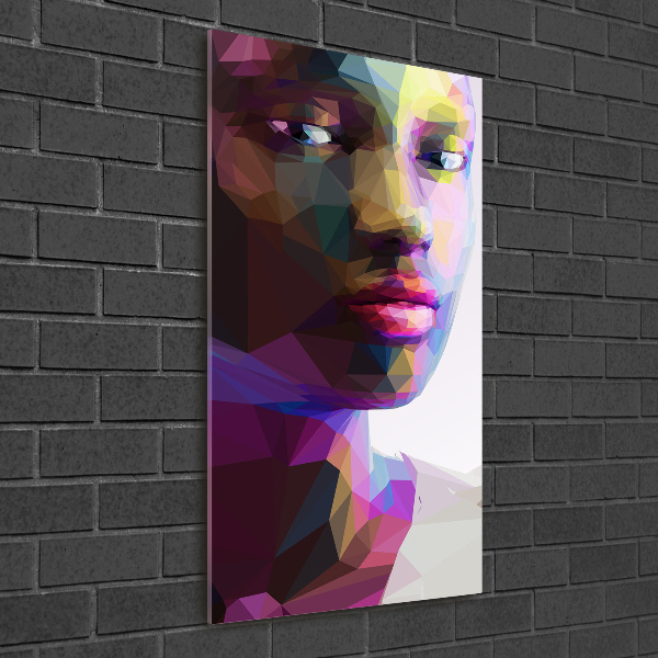 Staand foto in plexiglas Abstracte vrouw