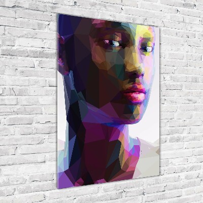 Staand foto in plexiglas Abstracte vrouw