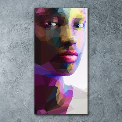 Staand foto in plexiglas Abstracte vrouw