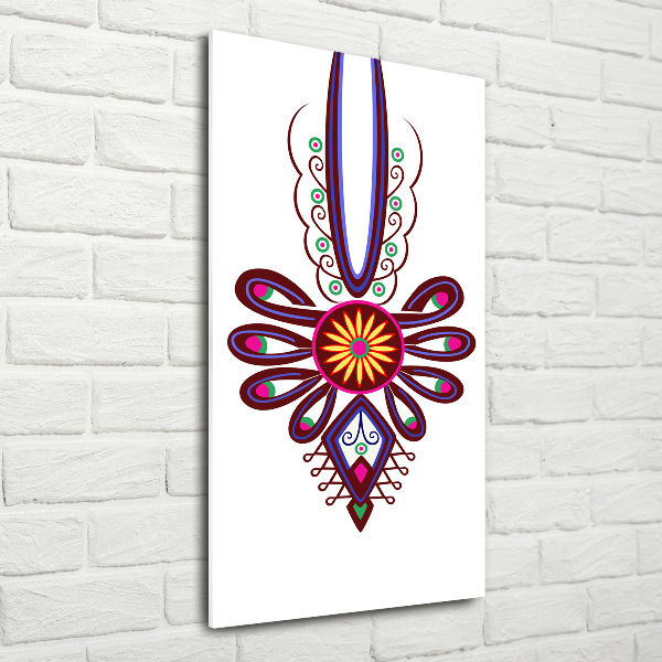 Obraz zdjęcie szkło akryl pionowy Polski wzór ludowy