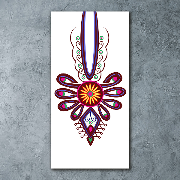 Obraz zdjęcie szkło akryl pionowy Polski wzór ludowy