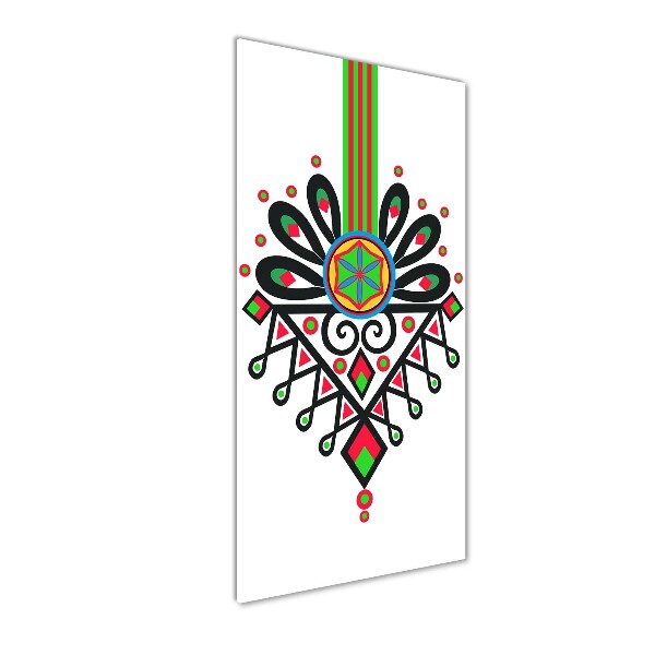 Obraz zdjęcie szkło akryl pionowy Polski wzór ludowy