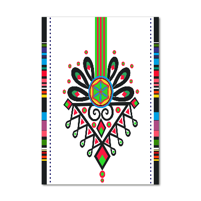 Obraz zdjęcie szkło akryl pionowy Polski wzór ludowy