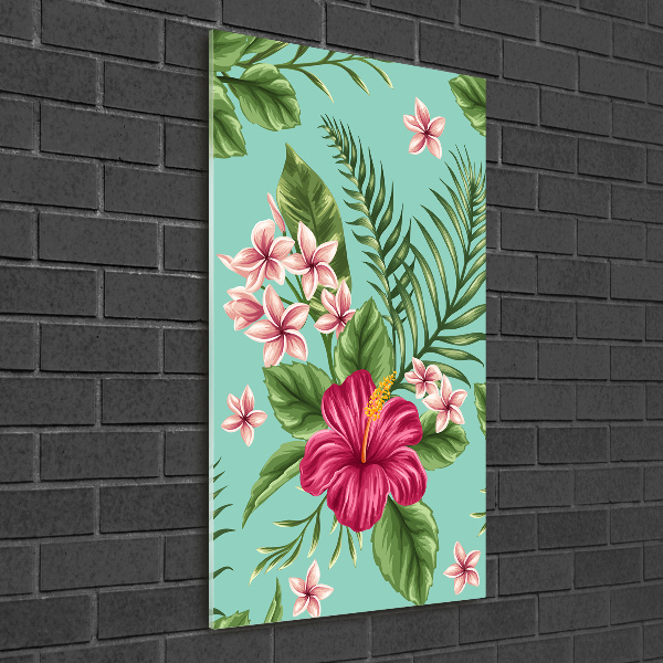 Staand foto op plexiglas Hawaiiaanse bloemen