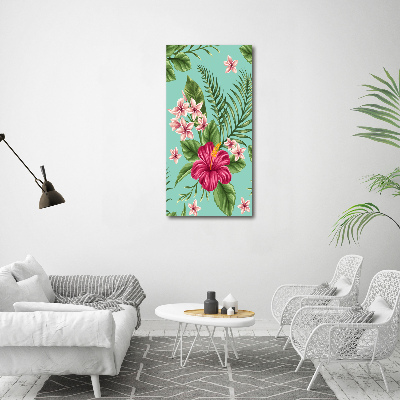 Staand foto op plexiglas Hawaiiaanse bloemen