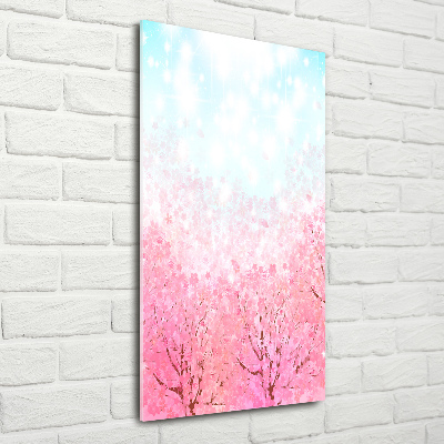 Staand foto plexiglas Kersenbloesems