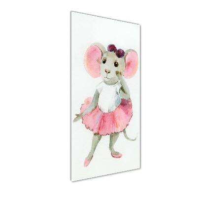 Staand foto in plexiglas Ballerina Muis