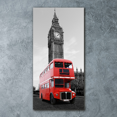 Foto obraz akryl pionowy Londyński autobus