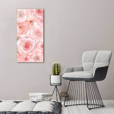 Obraz zdjęcie akryl pionowy Kwiecisty wzór