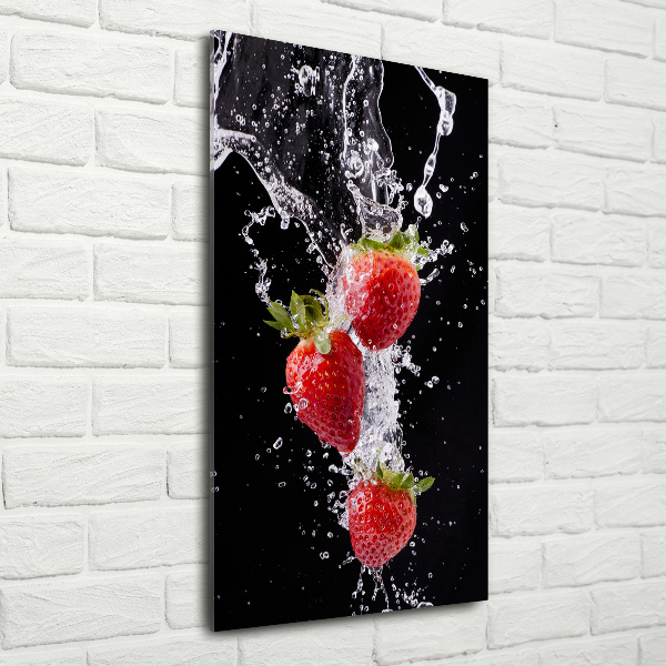 Staand foto in plexiglas Aardbeien