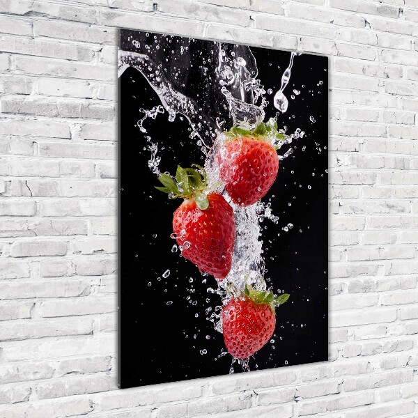 Staand foto in plexiglas Aardbeien