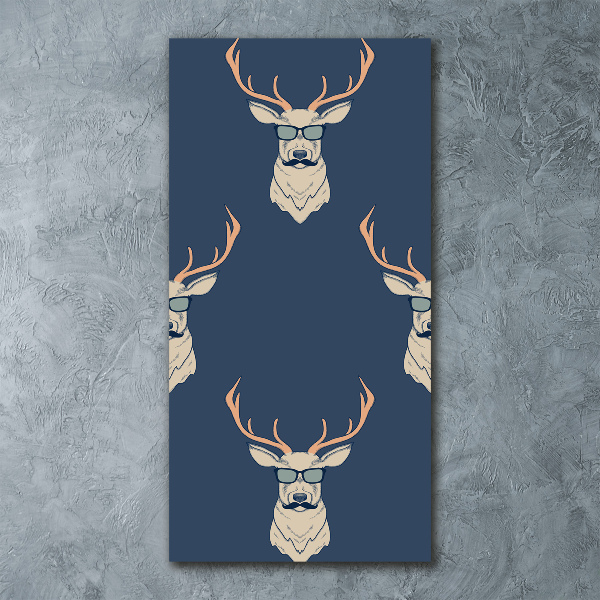 Staand plexiglas foto Hipster hert