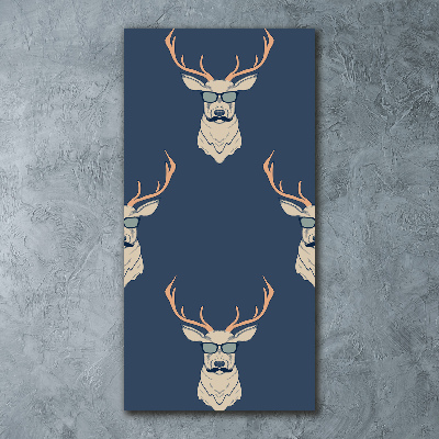 Staand plexiglas foto Hipster hert