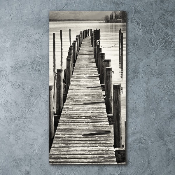Staand plexiglas foto Houten steiger