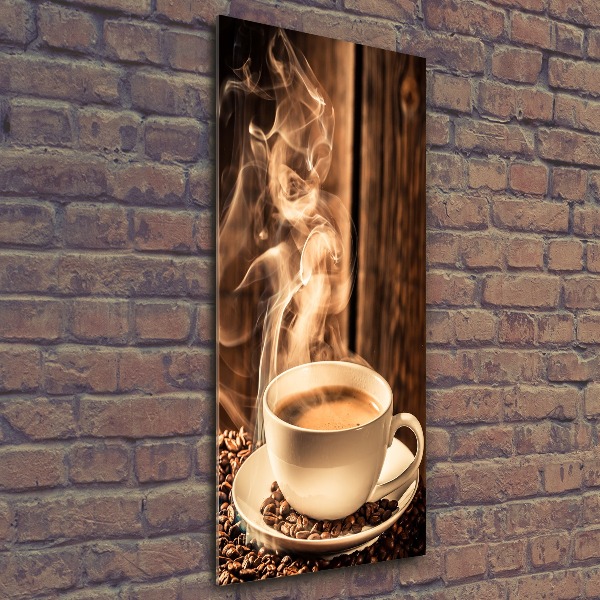 Staand plexiglas foto Aromatische koffie