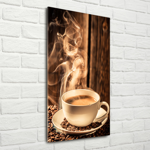 Staand plexiglas foto Aromatische koffie