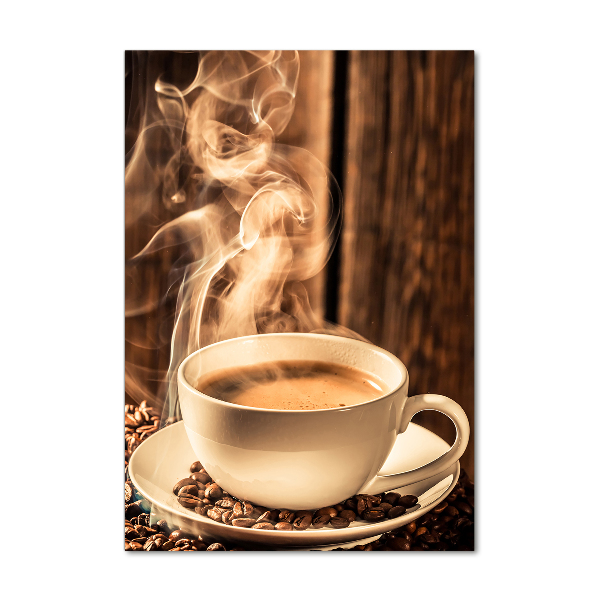 Staand plexiglas foto Aromatische koffie