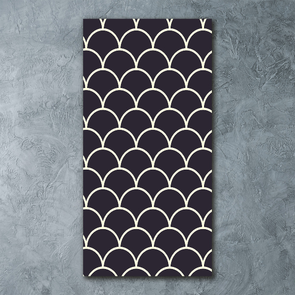 Foto obraz szkło akryl pionowy Rybie łuski