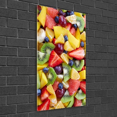 Staand foto in plexiglas Gesneden fruit
