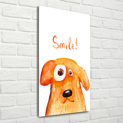 Staand foto plexiglas Hond