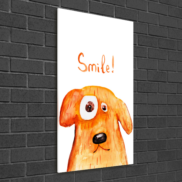 Staand foto plexiglas Hond