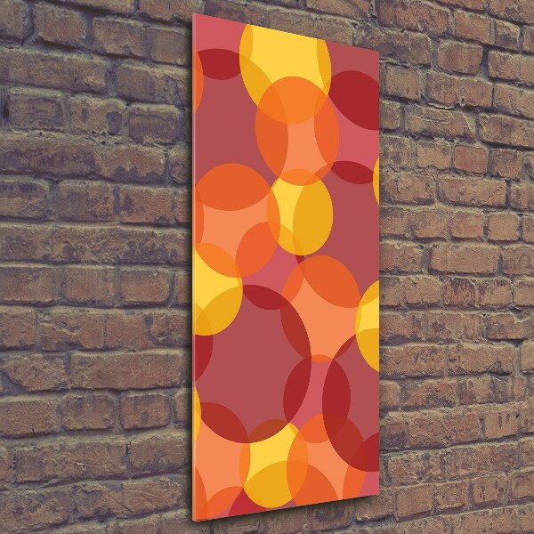 Staand foto in plexiglas Kleurrijke cirkels