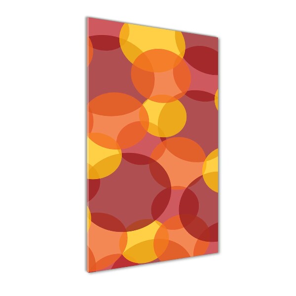 Staand foto in plexiglas Kleurrijke cirkels