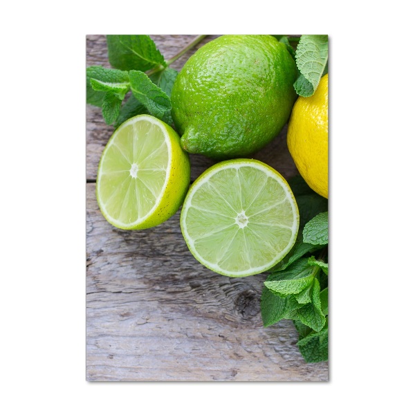 Staand foto op plexiglas Limoenen en citroen