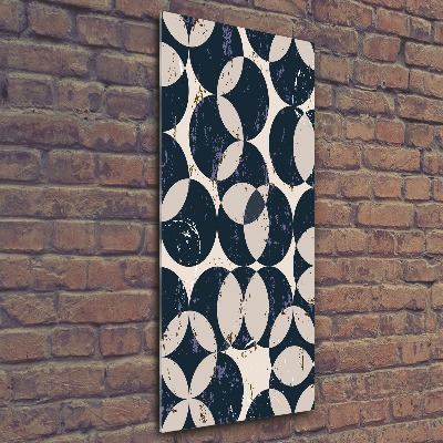 Foto obraz szkło akryl pionowy Geometryczne tło