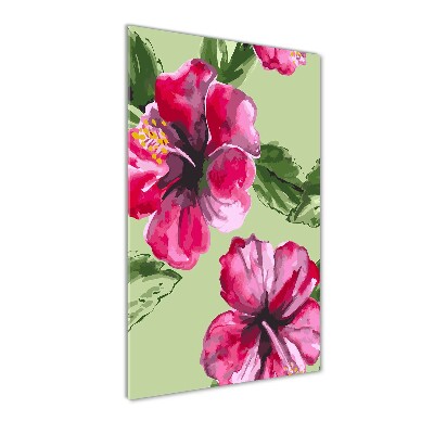 Staand plexiglas foto Hawaiiaanse bloemen