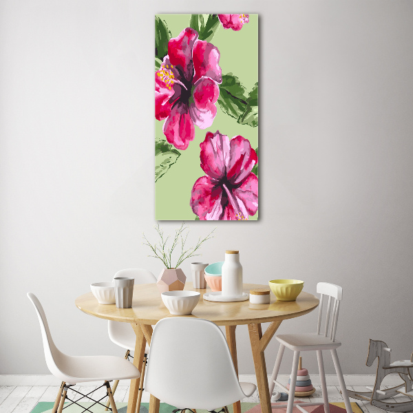 Staand plexiglas foto Hawaiiaanse bloemen