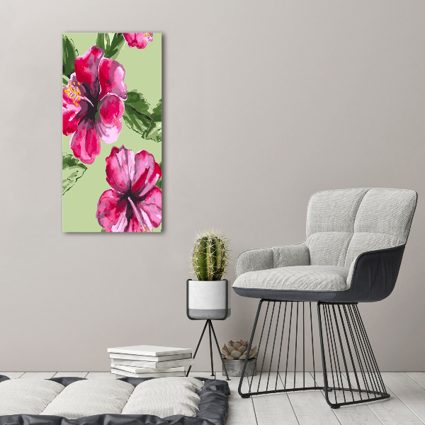 Staand plexiglas foto Hawaiiaanse bloemen