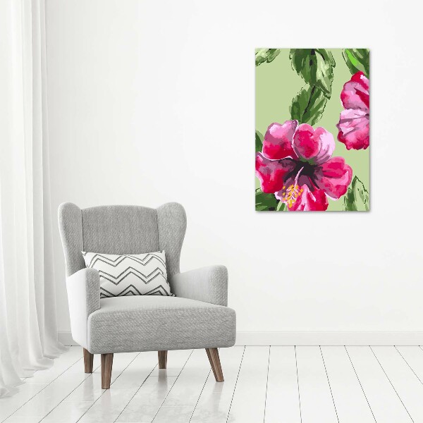 Staand plexiglas foto Hawaiiaanse bloemen