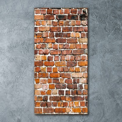 Foto obraz szkło akryl pionowy Ceglana ściana