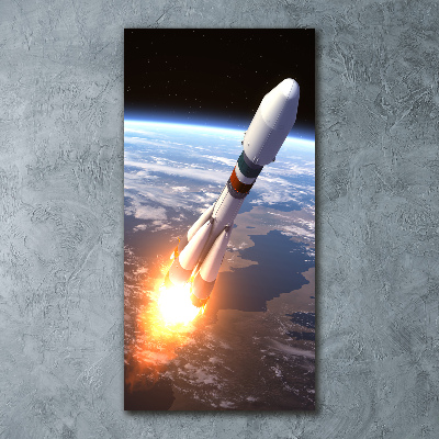 Staand foto plexiglas Ruimteraket